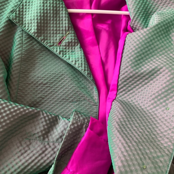 🦚Raincoat💖Holo green and magenta iridescent - Picture 4 of 7